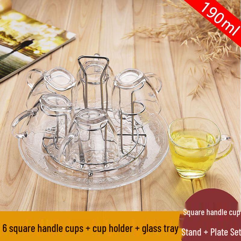 Heat-Resistant Glass Tea & Drinking Cup Set