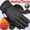 Winter Warm Cycling Gloves Men Outdoor Waterproof Skiing Riding Hiking Motorcycle Mitten Gloves Unisex Thermal Sport Gloves