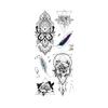 10 Pieces Stickers Waterproof Transfer Print Removable Temporary Funny Lightweight Transfer Tattoos Party Girls