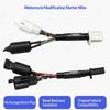Motorcycle Modified Start Wiring Harness Plug And Play Heat Resistant Insulation For Upgrade Customization Repair