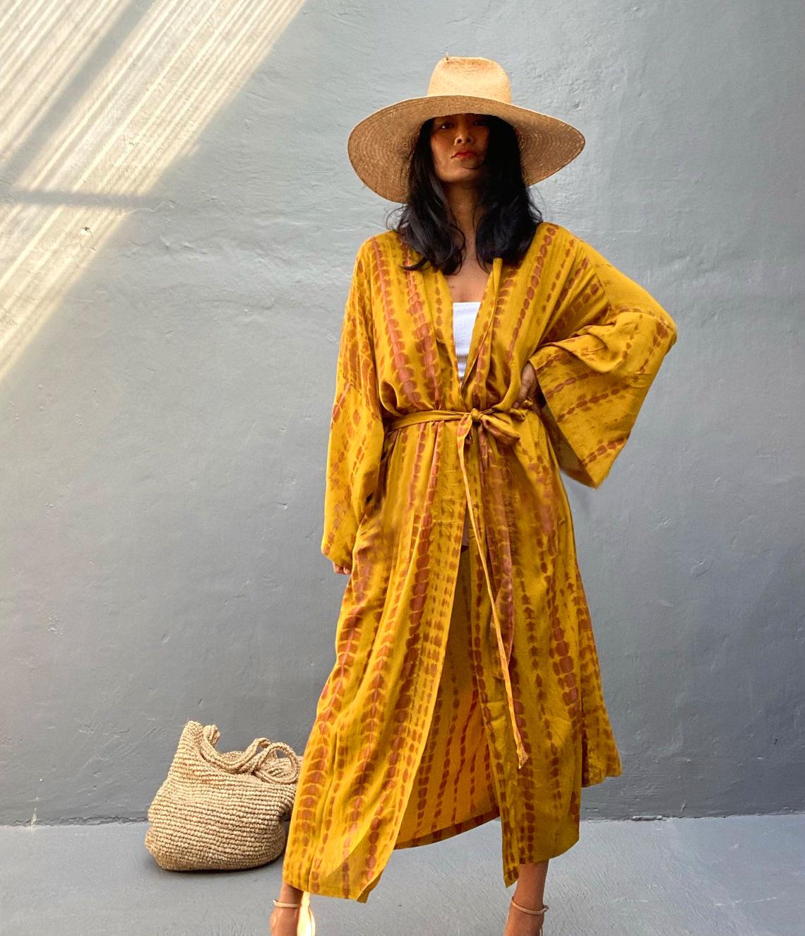 

Европейский и американский хлопковый пляжный халат тай-дай: Женская свободная солнцезащитная накидка для отпуска и купальника One Size