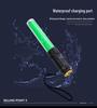Rechargeable 26CM LED Glow Stick Traffic Baton with Multifunctional Warning Support