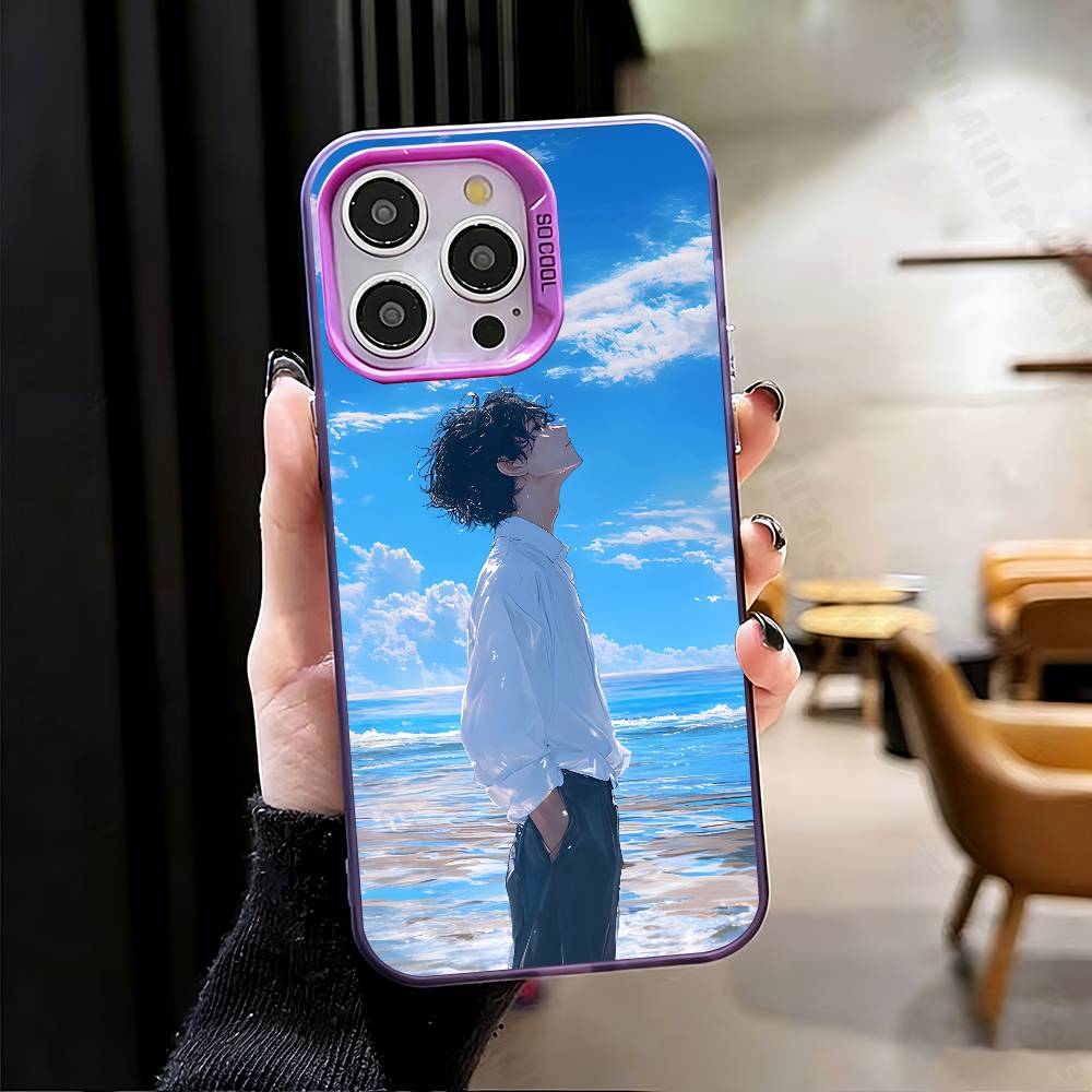 

White Shirt Boy Case For IPhone 11 12 13 14 15 16 17 Pro Max XS X XR Cover iPhone15promax