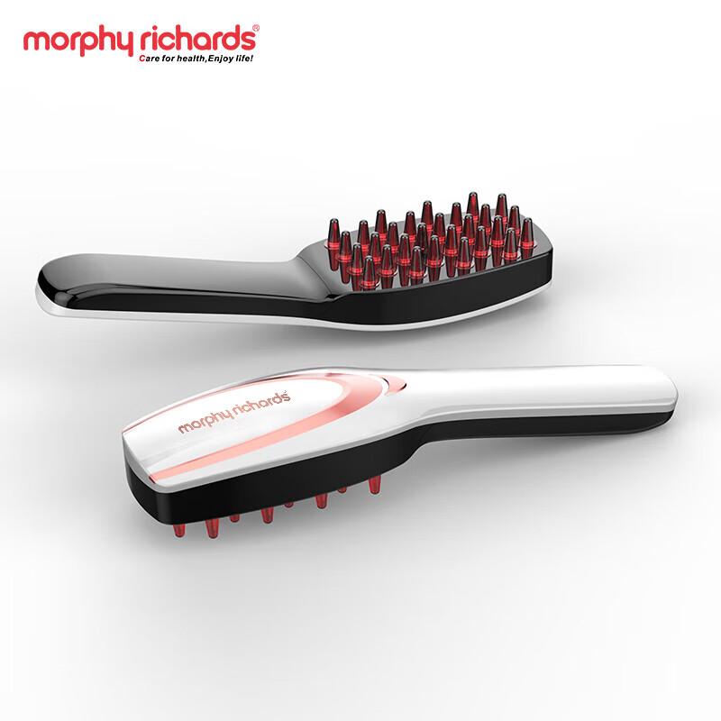 Morphy Richards Electric Red & Blue Light Scalp Massager Comb