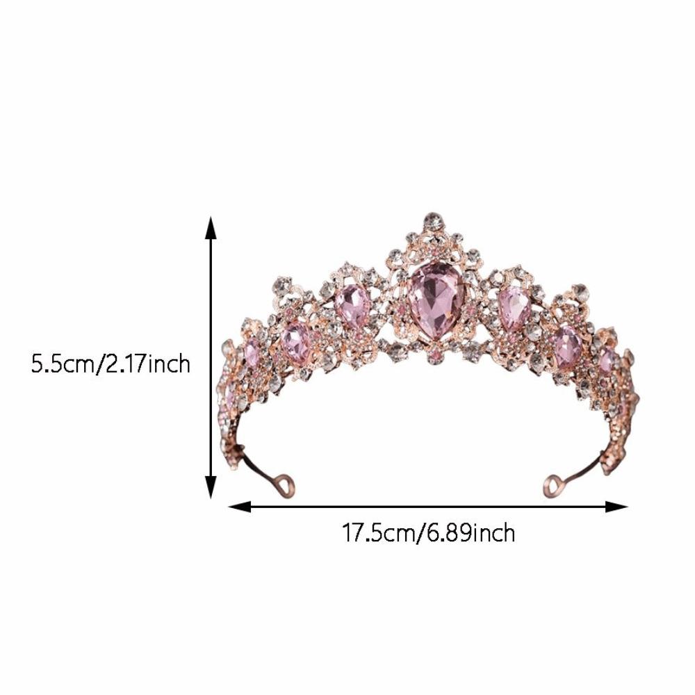 Crystal Bridal Crown Baroque Wedding Tiaras Dress Accessories Diadem Headwear Bridal Event