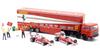 Brekina Fiat 691 Transporter 2 Ferrari F1 312 T2s 6 Figures Ferrari HO Scale 1/87 + + Set, Figures,
