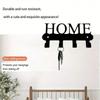 Vintage Farmhouse Wall Coat Rack, Rustic Entryway Organizer for Hallway