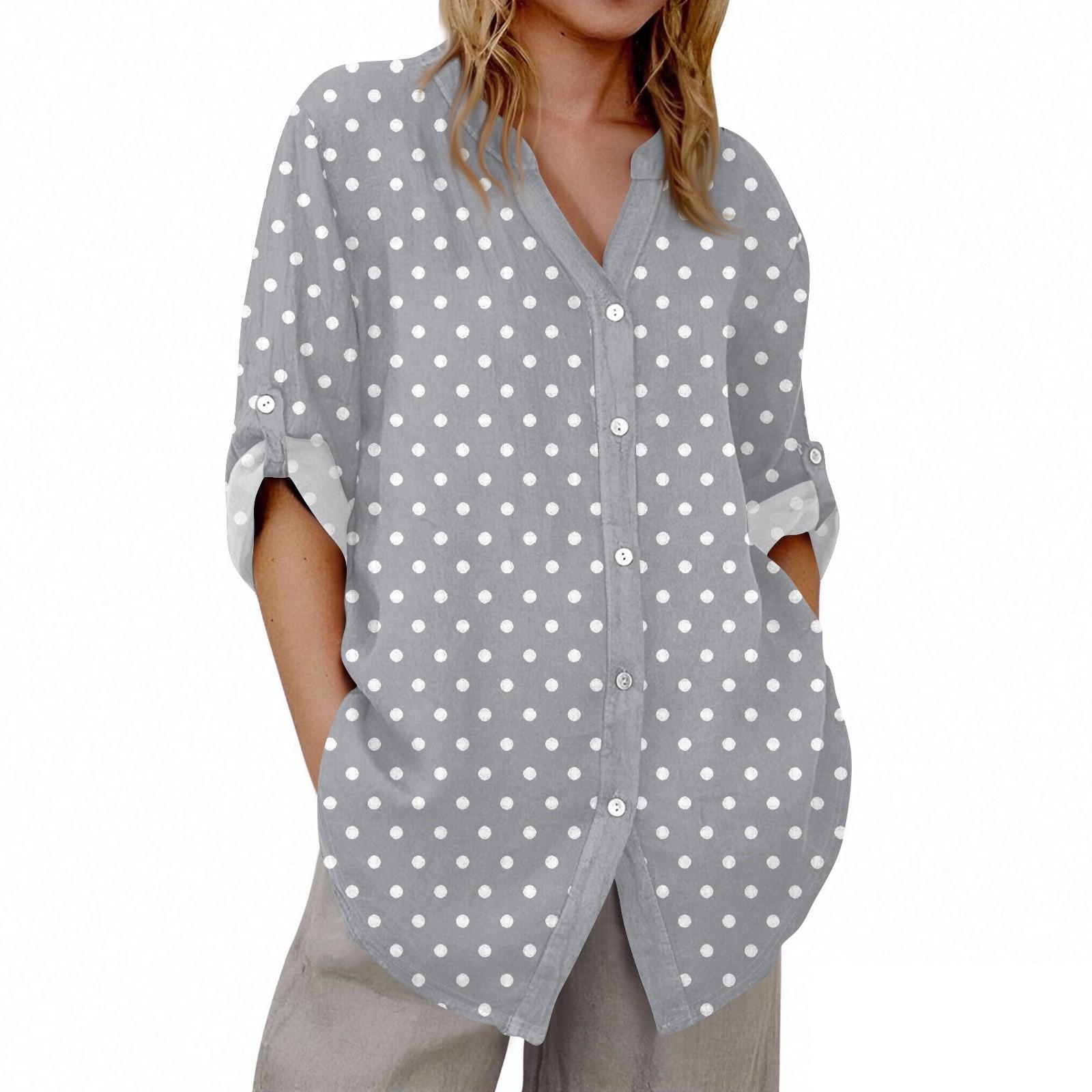 

Women s V-neck 3/4 Sleeve Printed Cardigan XXL