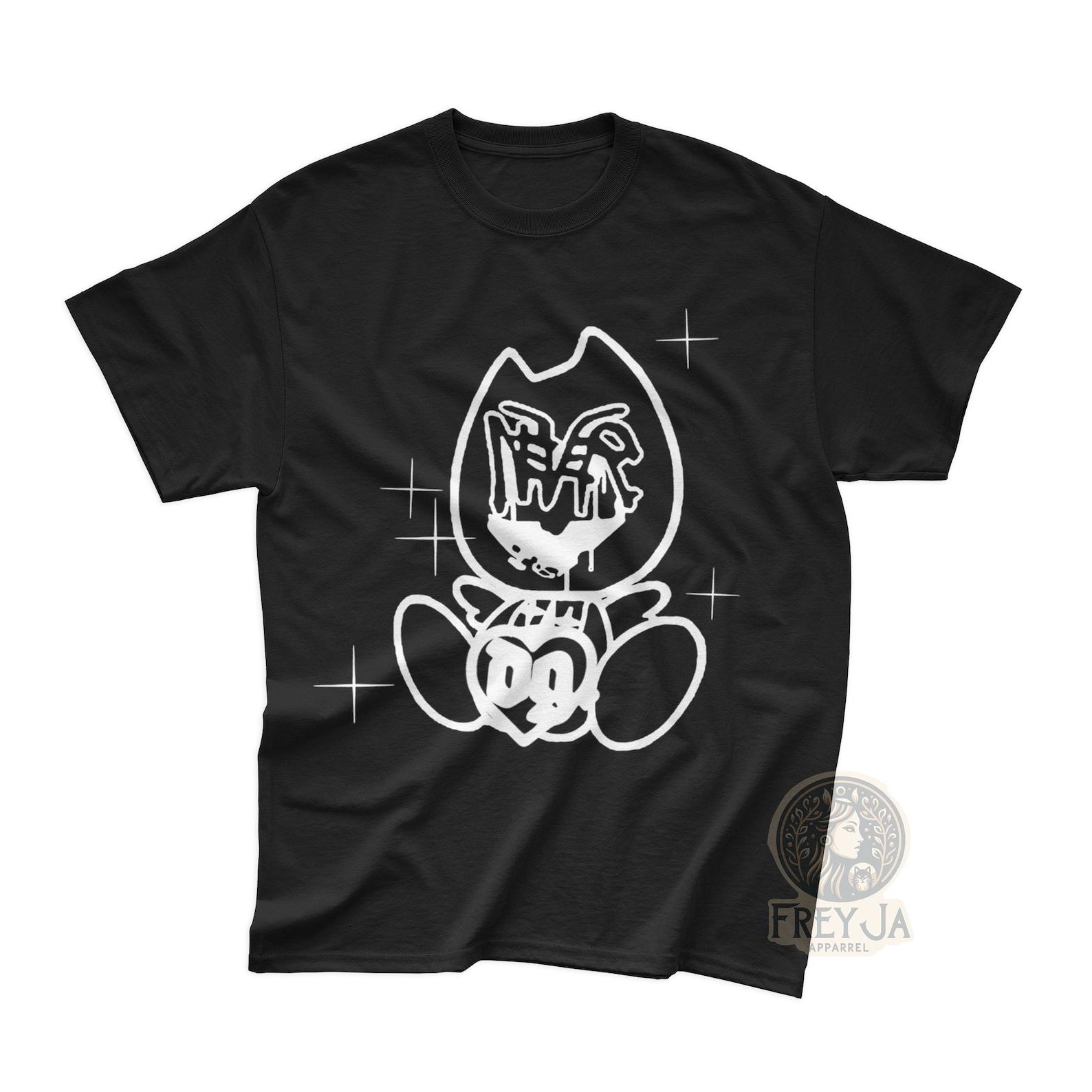 Drain Gang Exclusive T-Shirt - Unisex Drain Baby Tee - Ecco2k Merch - Bladee Shirt - Whitearmor & Thaiboy Digital Poster 3XL