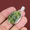 Serpentine Pendant Gemstone Jewelry Antique Pendant 925 Sterling Silver Pendant Serpentine Jewelry Handmade Brand New Pendant Gifts For Dad