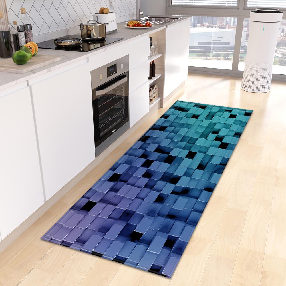 Kitchen Mat Home Bedroom Entrance Door Mat Living Room Floor Carpet Corridor Balcony Door Non-slip Carpet