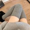 Stockings Winter Solid Color Thigh High Medias Over The Knee Cute Lolita Socks Woman Thick Warm Stockings Long Leg