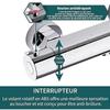 Mitigeur thermostatique - morado - laiton finition chrome - contrôle de température constant - douche