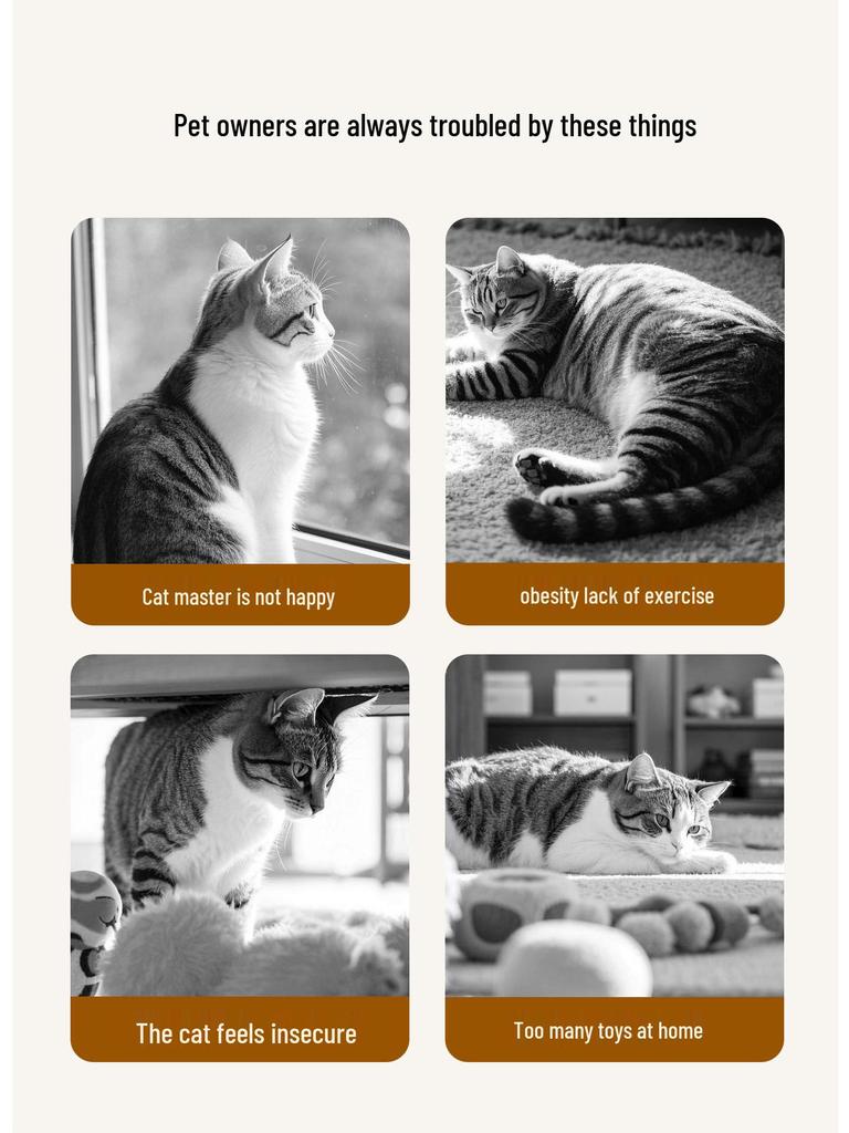 2025 Luxury All-in-One Cat Bed & Tunnel: Warm, Semi-Enclosed Nest for Play & Sleep