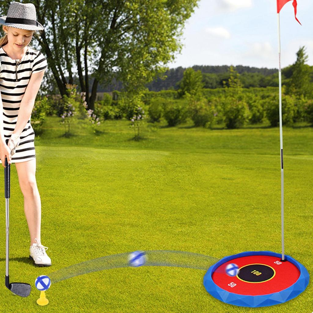 סט גולף לילדים אימון נדנוד כיף משפחתי פעילויות משחק ותרגול סט משחק גולף Putting לחג המולד ספורט חוף ילדים מעל