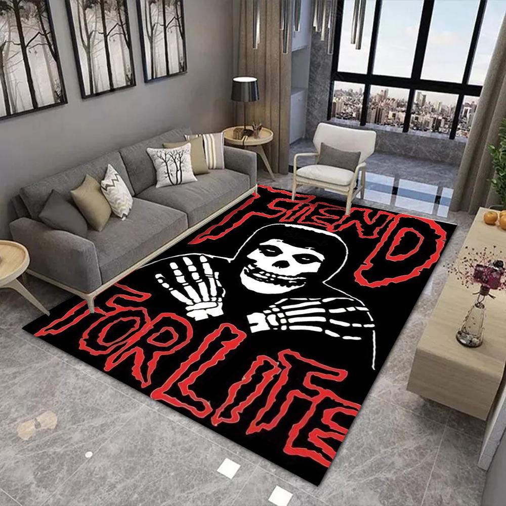 The Misfits Carpet for Living Room Decoration Large Area Comfortable Resistant To Dirt Non-slip Rug Flannel Bedroom Floor Mat