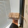 New exquisite mini women's small square bag summer popular versatile small solid color shoulder messenger bag women's bag