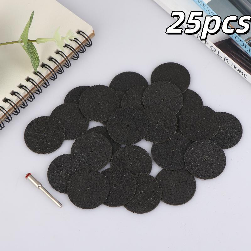 11/21/25/54 Pcs Abrasive Cutting Disc 32Mm With Mandrels Grinding Wheels For Dremel Metal Cutting Rotary Tool Saw Blade