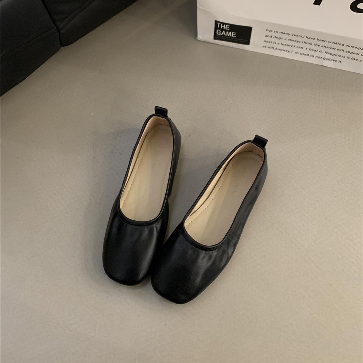 

Мода Bailamos Туфли бабушки Мода Женские балетки Обувь Повседневные кроссовки Круглый носок Удобные туфли Мэри Джейн Женские 40 чёрный