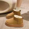 High-top Anti-slip Women's Boots, Suede Loafers, Padded Shoes, Cotton Shoes