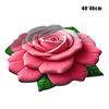 New Flower Carpet Special-Shaped Soft Peony Floor Mat Durable 40X40Cm Non-Slip Absorbent Bathroom Floor Mat