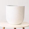 MOJY Round Magnesium Clay Planter