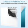 Adhesive Metal Plates 20PCS Self-Adhesive Steel Strips Magnetic Mounting Plates For Magnet Hold, Cabinet Kitchen Door Vent