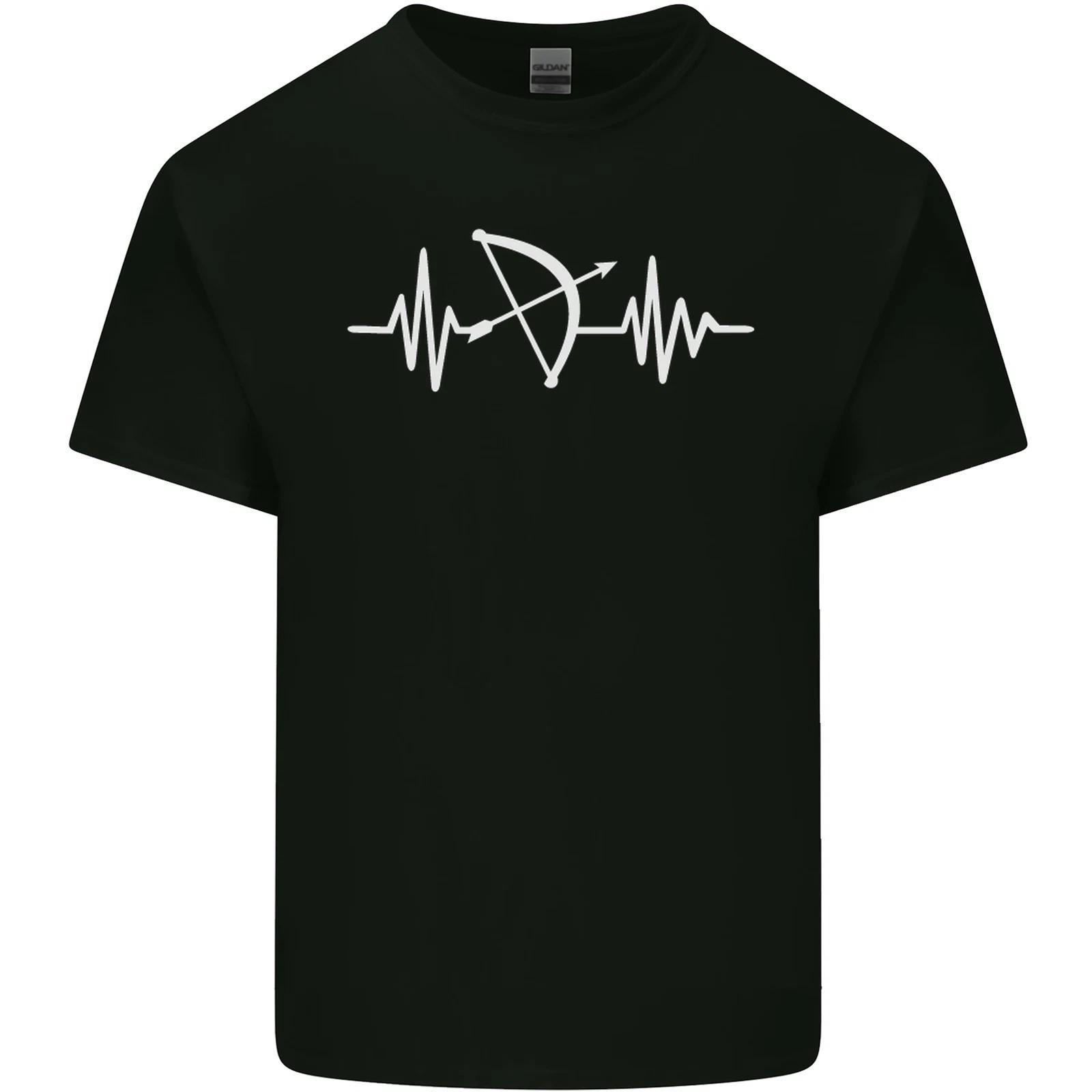 Pulse Archery Archer Funny ECG Kids T-Shirt Childrens S