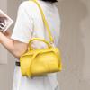 Fashion Luxury Designer Top Handle Crossbody Shoulder Bag Women's Genuine Leather Mini Boston Bag Zipper Closure Daily Use