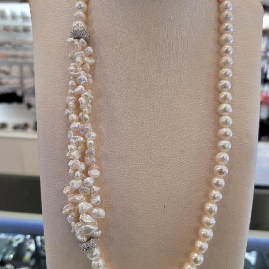 Atria Sideline Freshwater N Necklace JQNNEJJ0013GRF