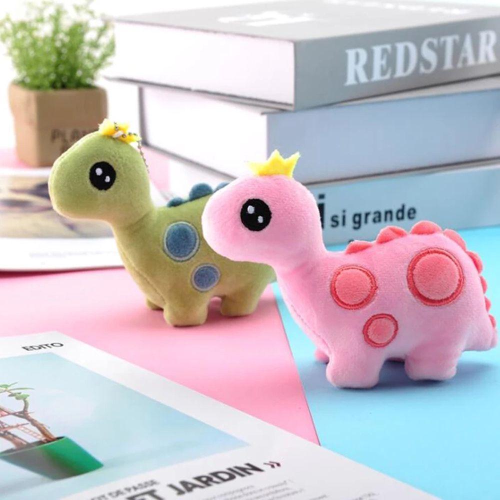 Cute Animal Dolls Keyring Cartoon Soft Toy Stuffed Toy Plush Pendant Dragon Doll Dinosaur Plush Toy