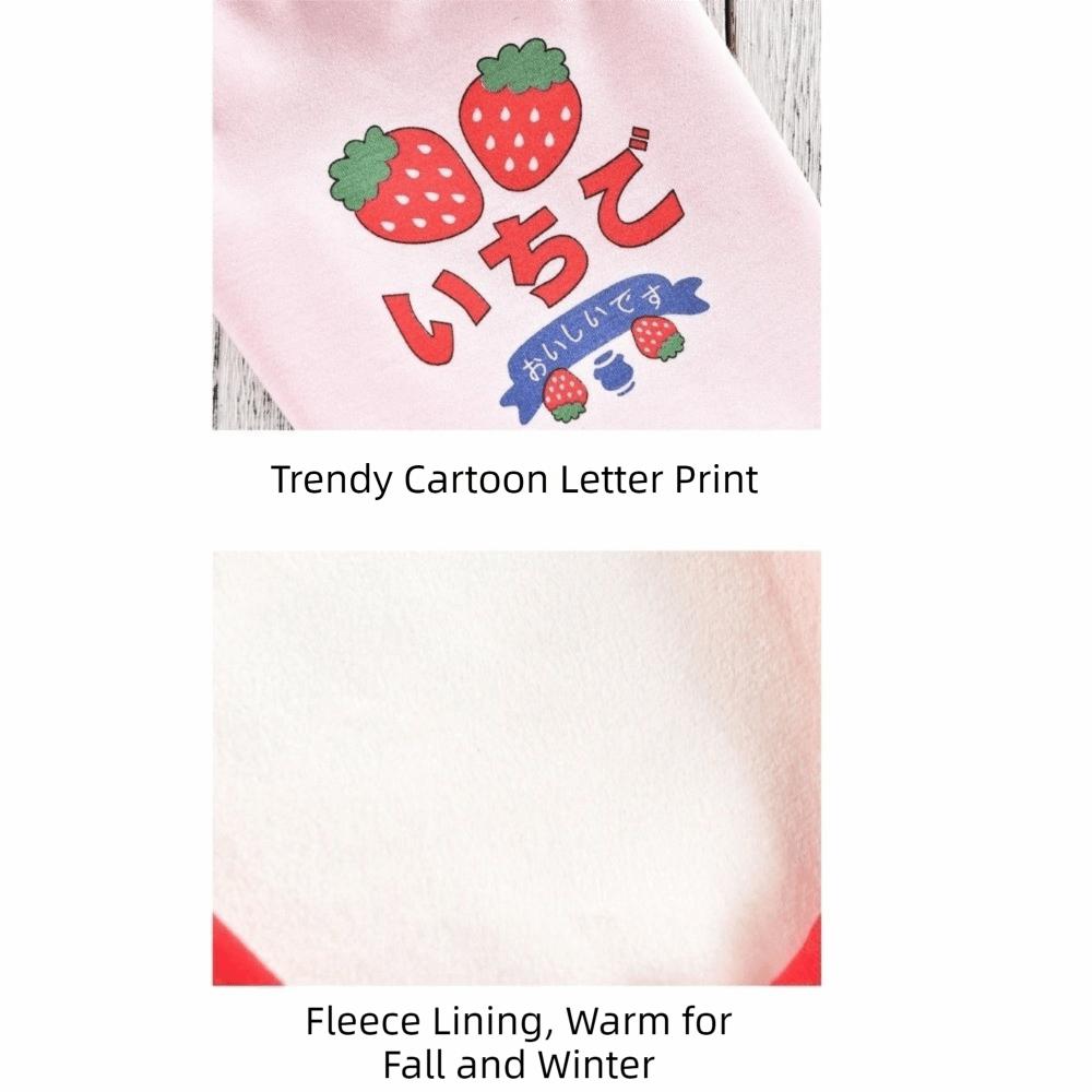 Breathable Dog Vest Strawberry Pattern Cooling Vest Cute Dog Tank Top Daily Wear