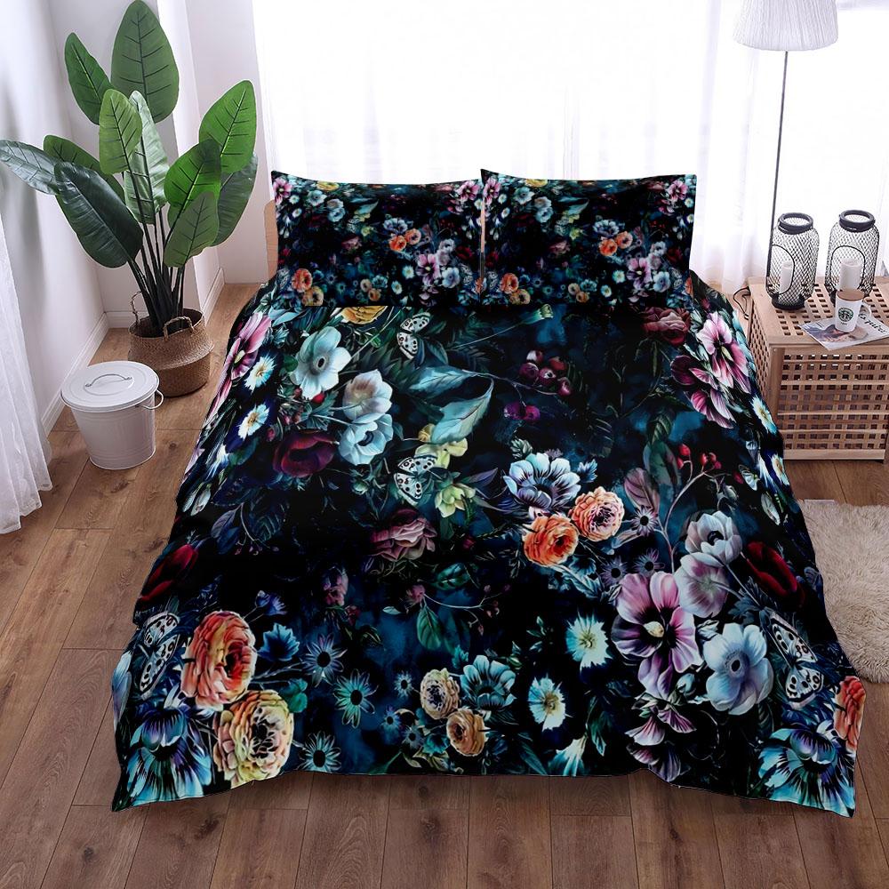 Exotic Garden Bedding Set King Queen Twin Single Size Duvet Cover Pillow Cases Bed Linen Set