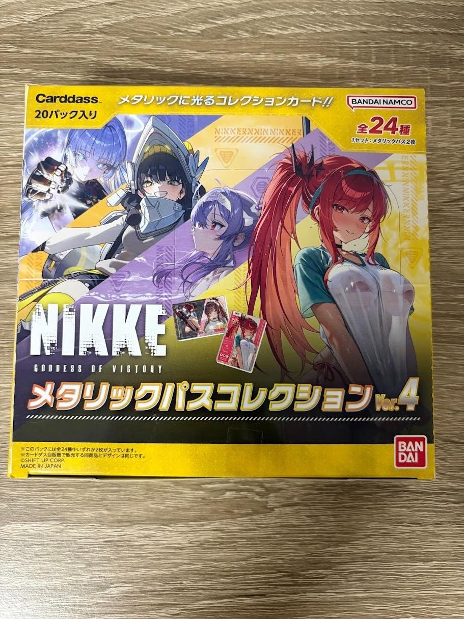 Carddass NIKKE Metallic Pass Collection Ver.4 Sealed Box Japan