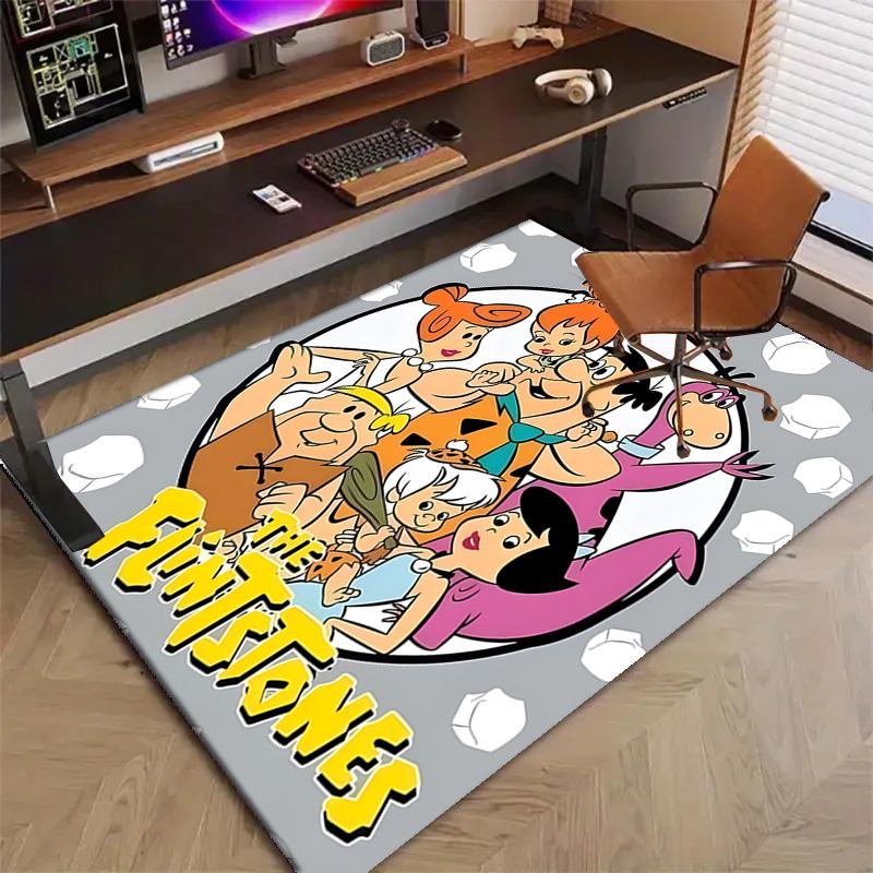 1pc Flintstone Design Printed Area Rug Carpet for Bedroom Living Room Home Decor Rugs Mat Non Slip Mat Rug for Bedside