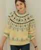 OURHOPE Noel Alpaca Wool Nordic Knit - Sky Blue
