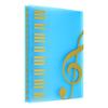 Uxcell Sheet Music Folder, 80 Sheets, 160 Pages, Spiral Binder Organizer, Letter Size (8.5 X 11 Inches), A4 Document Storage Holder Bag for Concert