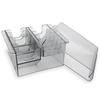 Practical Plastic Clippers Guard Holder Designed To Prevent Loss And Damage Storage Box For Barbers And Home Use