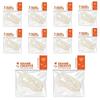 100 White Elastics for Masks 60 Cm