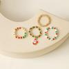 2023 Fall/Winter Bestseller: Colorful Patchwork Beaded Christmas Ring Series - Creative and Chic Finger Rings
