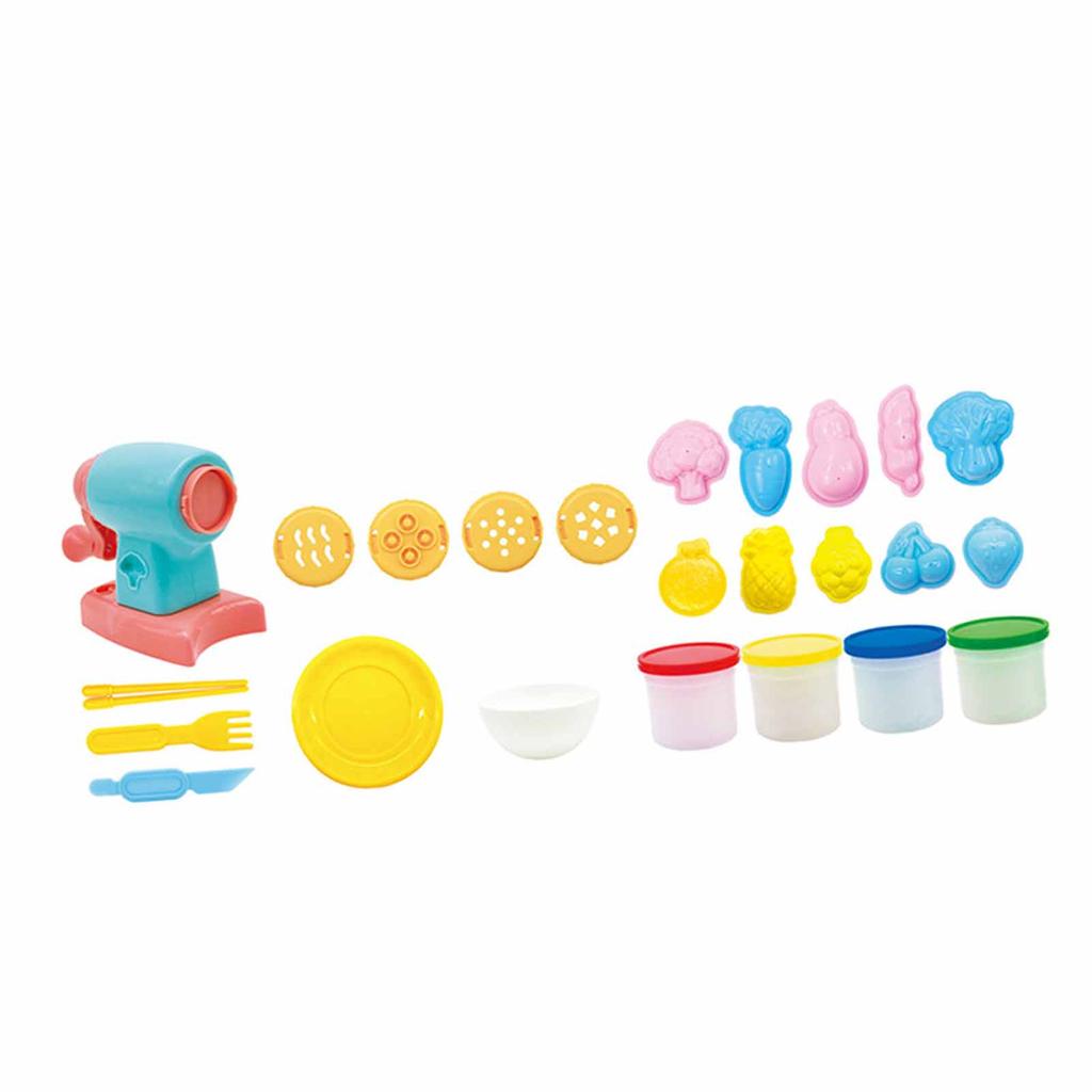 Play Dough Set Color Dough Toy Food Grade Non Toxic Play Clay Mold Set for Children Dough Noodle