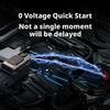 Latest Model High-Capacity Car Emergency Jump Starter with Built-in Tire Inflator, Portable Wireless Electric Air Pump