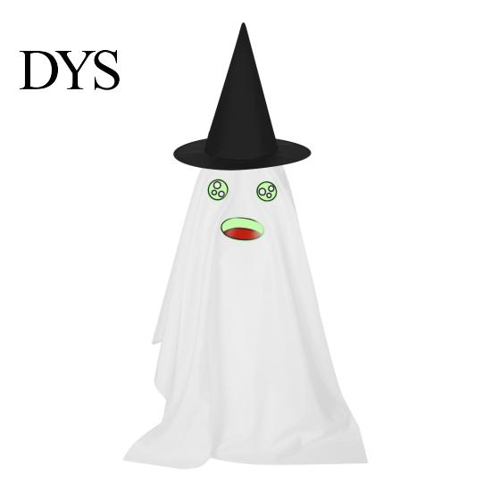 Reusable Holiday Party Supplies Halloween Ghost Decoration, Spooky Outdoor Standing with Glow in Lightweight Festival Home Accents The Dark