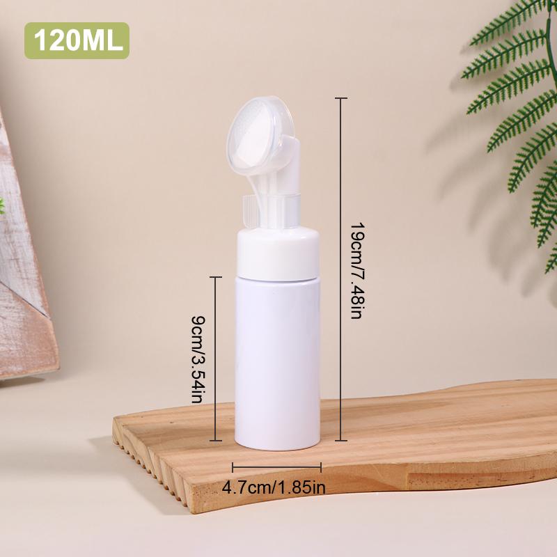 100/120/150/200/250Ml Empty Facial Cleanser Mousse Foam Gel Head Wash Brush Foam Bottle Pressure Type Cleansing Milk Foaming