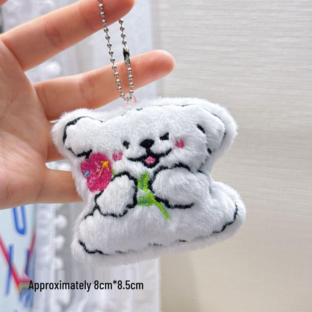 Plush Keychain Charm: Small Pendant Doll for Events & Street Stalls