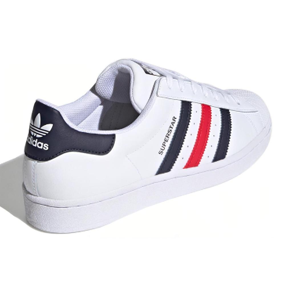 adidas Superstar 'White Scarlet' FX2328