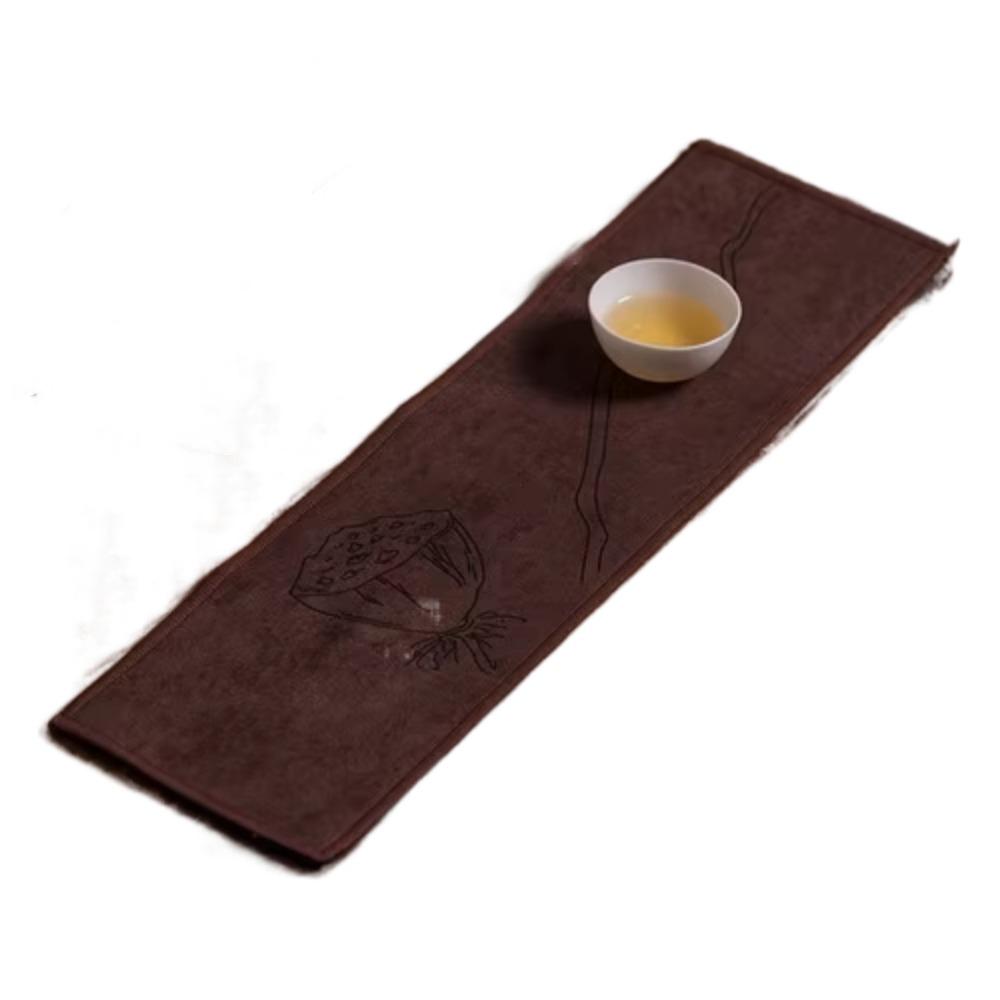 New Thickened Painted Tea Towel Absorbent Cotton Cleaning Cloth Tea Napkin Tea Ceremony