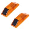 2pcs Double Side Warning LED Lamp Rechargeable Construction Obstacle Light  Car Accessories
