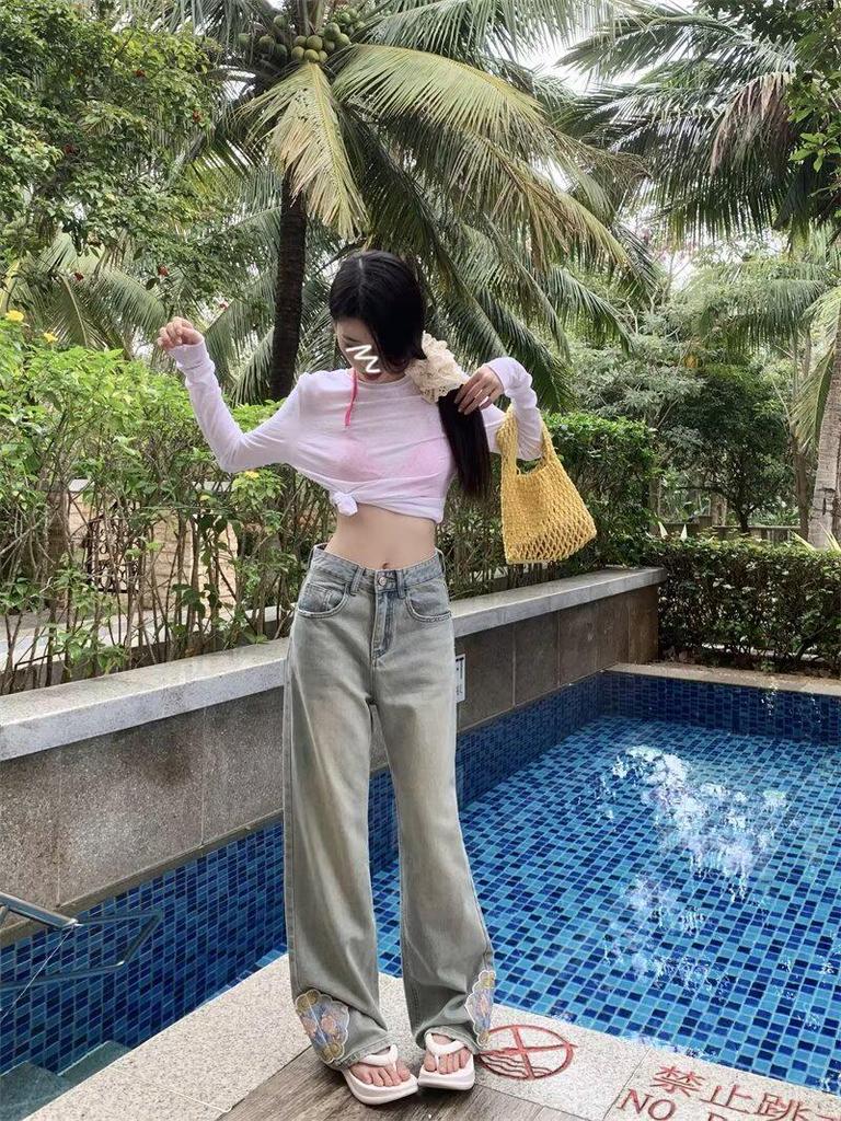 National Style Embroidered Women's Jeans - Guangzhou Xintang Source