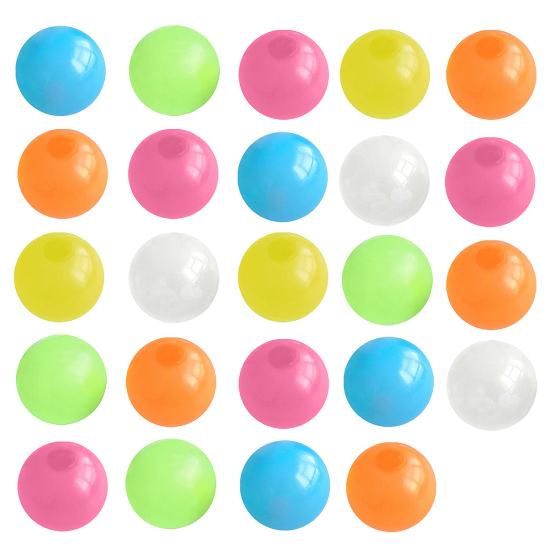 4/8/12/24Pcs Luminous Sticky Ball Glow-in-the-dark Wall Ceiling Sticky Ball TPR Anxiety Relief